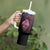 Personalised Guam Tumbler With Handle Chamorro Seal Tribal Scratch Design - Polynesian Pride
