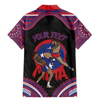 Personalised Samoa Mixed Martial Arts Family Matching Mermaid Dress and Hawaiian Shirt Flying Knee Of Samoan DT05 - Polynesian Pride