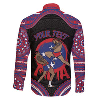 Personalised Samoa Mixed Martial Arts Family Matching Summer Maxi Dress and Hawaiian Shirt Flying Knee Of Samoan DT05 - Polynesian Pride