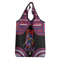 Samoa Mixed Martial Arts Grocery Bag Flying Knee Of Samoan DT05 - Polynesian Pride