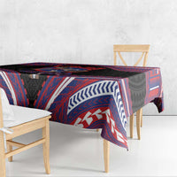 Samoa Mixed Martial Arts Tablecloth Flying Knee Of Samoan - Polynesian Pride