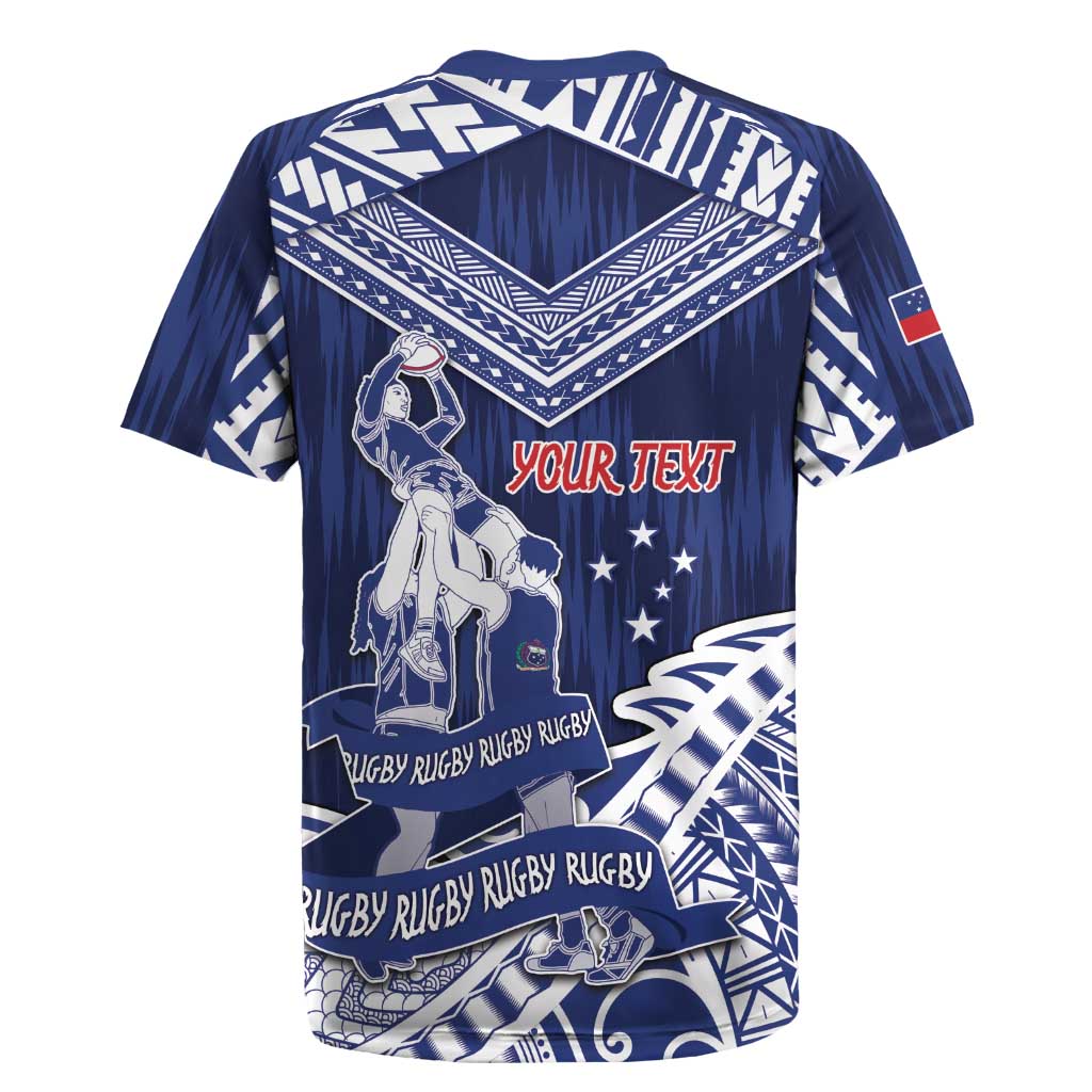 Personalised Samoa Rugby Rugby Jersey Pacific Warrior Glory - Polynesian Pride