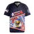 Personalized American Samoa Rugby Jersey Bald Eagle With Polynesian Pattern - Polynesian Pride