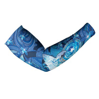 Northern Mariana Islands Arm Sleeves Galaxy Polynesian Shark Tattoo DT05 - Polynesian Pride