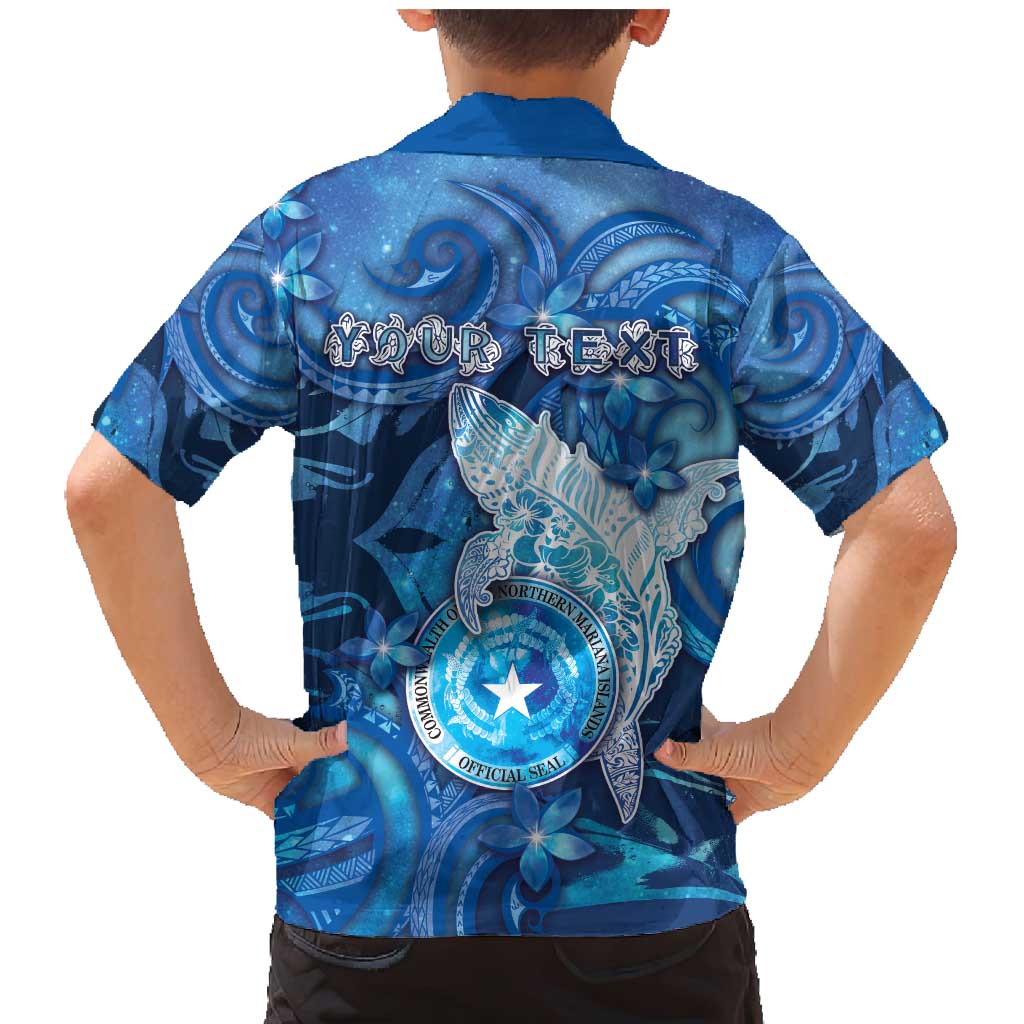 Personalised Northern Mariana Islands Family Matching Mermaid Dress and Hawaiian Shirt Galaxy Polynesian Shark Tattoo DT05 - Polynesian Pride