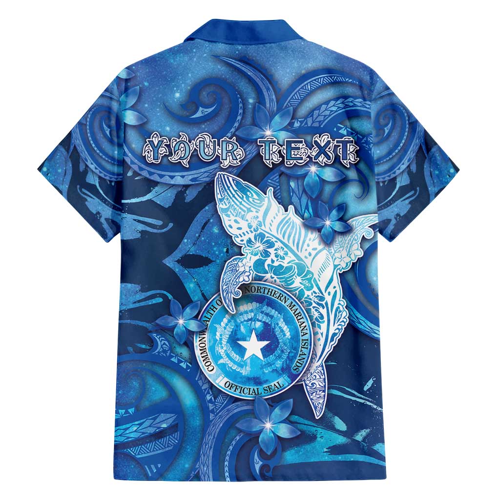 Personalised Northern Mariana Islands Family Matching Off Shoulder Maxi Dress and Hawaiian Shirt Galaxy Polynesian Shark Tattoo DT05 - Polynesian Pride