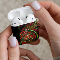 Hawaii Christmas AirPods Case Aloha Santa Riding Honu DT05 - Polynesian Pride