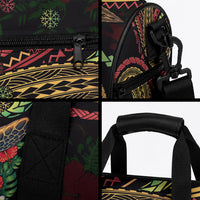 Hawaii Christmas Duffle Bag Aloha Santa Riding Honu DT05 - Polynesian Pride