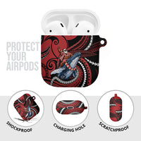 Tonga Christmas AirPods Case Santa Riding Humpback Whale DT05 - Polynesian Pride