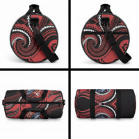 Tonga Christmas Duffle Bag Santa Riding Humpback Whale DT05 - Polynesian Pride