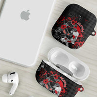 Hawaiian And Japanese AirPods Case Aloha Koi Fish Palaka Patterns - Polynesian Pride