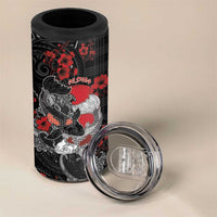 Personalised Hawaiian And Japanese 4 in 1 Can Cooler Tumbler Aloha Koi Fish Palaka Patterns DT05 - Polynesian Pride