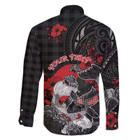 Personalised Hawaiian And Japanese Family Matching Puletasi and Hawaiian Shirt Aloha Koi Fish Palaka Patterns DT05 - Polynesian Pride
