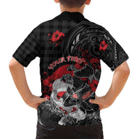 Personalised Hawaiian And Japanese Family Matching Tank Maxi Dress and Hawaiian Shirt Aloha Koi Fish Palaka Patterns DT05 - Polynesian Pride