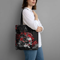 Hawaiian And Japanese Tote Bag Aloha Koi Fish Palaka Patterns DT05 - Polynesian Pride