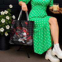 Hawaiian And Japanese Tote Bag Aloha Koi Fish Palaka Patterns DT05 - Polynesian Pride