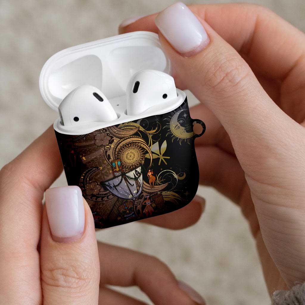 Hawaii Makahiki AirPods Case Polynesian Sky And Earth - Polynesian Pride