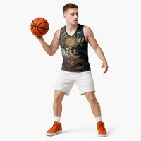Hawaii Makahiki Basketball Jersey Polynesian Sky And Earth DT05 - Polynesian Pride