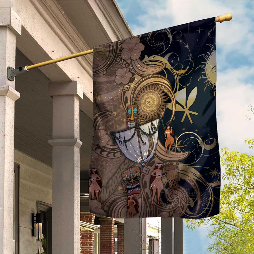 Hawaii Makahiki Garden Flag Polynesian Sky And Earth - Polynesian Pride