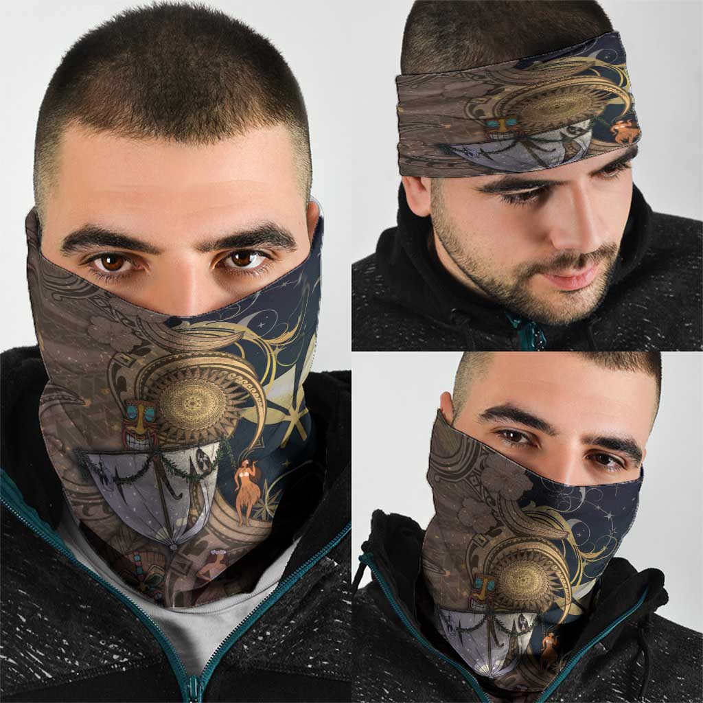 Hawaii Makahiki Neck Gaiter Polynesian Sky And Earth - Polynesian Pride