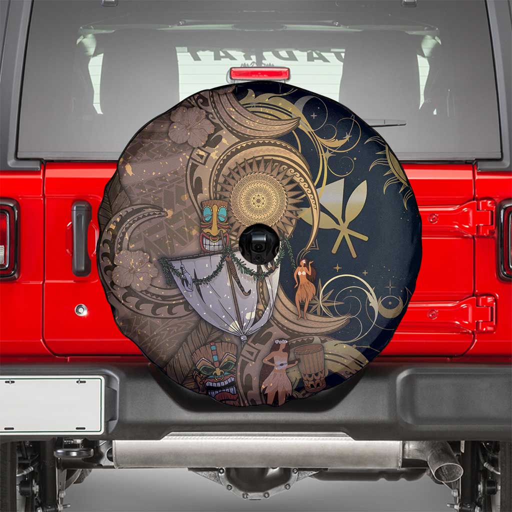 Hawaii Makahiki Spare Tire Cover Polynesian Sky And Earth DT05 - Polynesian Pride