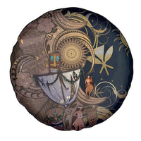 Hawaii Makahiki Spare Tire Cover Polynesian Sky And Earth DT05 - Polynesian Pride