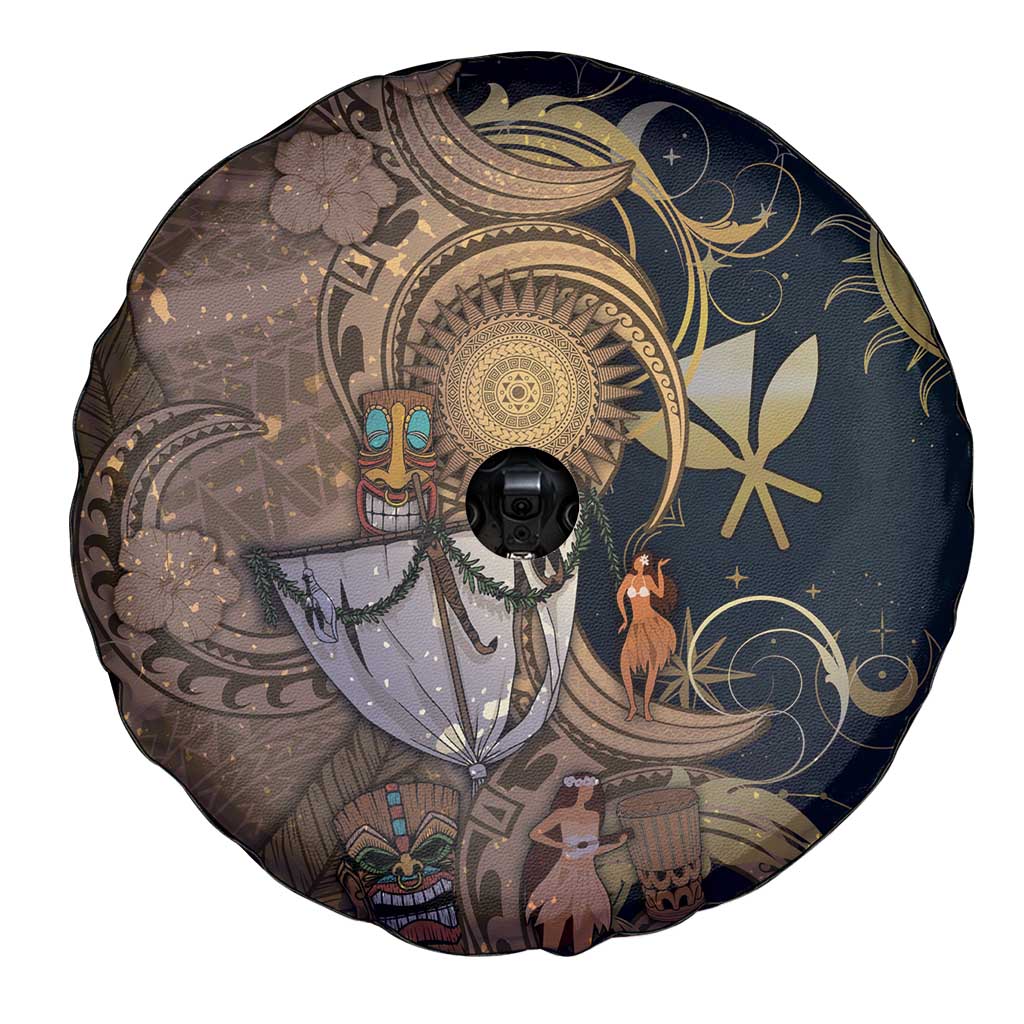 Hawaii Makahiki Spare Tire Cover Polynesian Sky And Earth DT05 - Polynesian Pride