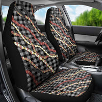 Hawaii Palaka Niihau Shell Lei Car Seat Cover Tropical Island Plaid Patterns