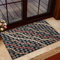 Hawaii Palaka Niihau Shell Lei Rubber Doormat Tropical Island Plaid Patterns