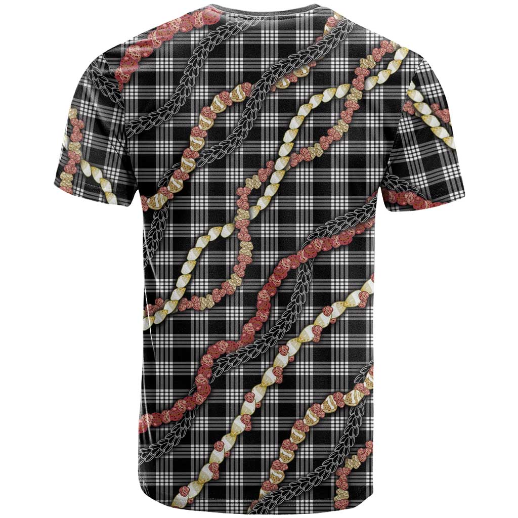 Hawaii Palaka Niihau Shell Lei T Shirt Tropical Island Plaid Patterns