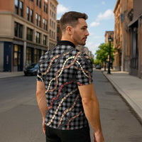 Hawaii Palaka Niihau Shell Lei Zipper Polo Shirt Tropical Island Plaid Patterns DT05 - Polynesian Pride
