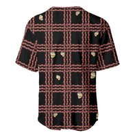 Hawaii Palaka Kahelelani Shell Lei Costume Baseball Jersey Plaid Patterns