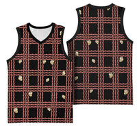 Hawaii Palaka Kahelelani Shell Lei Costume Basketball Jersey Plaid Patterns DT05 - Polynesian Pride