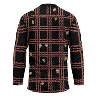 Hawaii Palaka Kahelelani Shell Lei Costume Hockey Jersey Plaid Patterns DT05 - Polynesian Pride