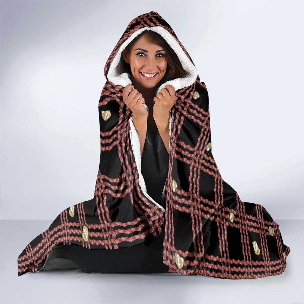 Hawaii Palaka Kahelelani Shell Lei Costume Hooded Blanket Plaid Patterns
