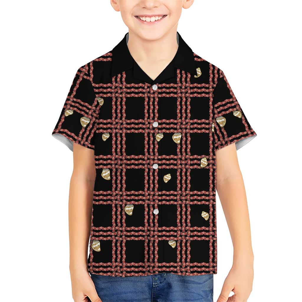 Hawaii Palaka Kahelelani Shell Lei Costume Kid Hawaiian Shirt Plaid Patterns