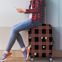 Hawaii Palaka Kahelelani Shell Lei Costume Luggage Cover Plaid Patterns DT05 - Polynesian Pride