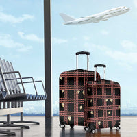 Hawaii Palaka Kahelelani Shell Lei Costume Luggage Cover Plaid Patterns DT05 - Polynesian Pride