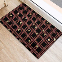 Hawaii Palaka Kahelelani Shell Lei Costume Rubber Doormat Plaid Patterns