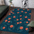 Hawaii Monstera Area Rug Hibiscus Flowers Simple Style - Polynesian Pride