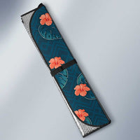 Hawaii Monstera Auto Sun Shade Hibiscus Flowers Simple Style - Polynesian Pride