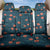 Hawaii Monstera Back Car Seat Cover Hibiscus Flowers Simple Style - Polynesian Pride