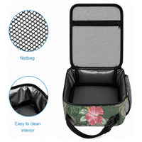 Hawaii Lunch Bag Green Polynesian Monstera Patterns