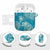Hawaii AirPods Case Teal Polynesian Monstera Patterns - Polynesian Pride