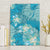 Hawaii Canvas Wall Art Teal Polynesian Monstera Patterns - Polynesian Pride