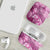 Hawaii AirPods Case Magenta Polynesian Monstera Patterns - Polynesian Pride