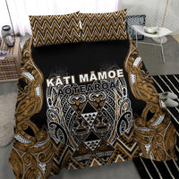 Aotearoa Kati Mamoe Bedding Set Maori Brown Tribal Paua Shell Pattern DT05 - Polynesian Pride