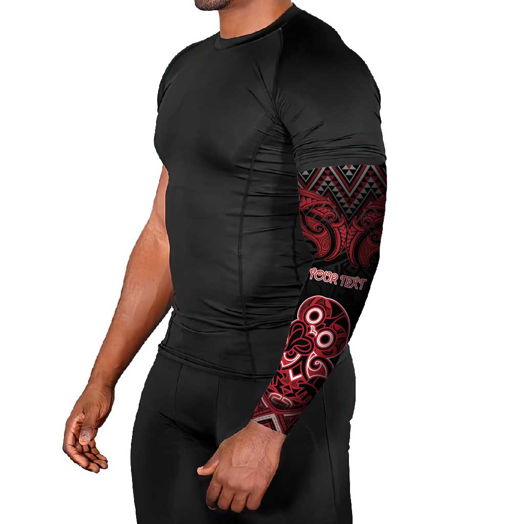 Personalised New Zealand Waitangi Day Arm Sleeves Te Tiriti O Waitangi 1840 DT05 - Polynesian Pride