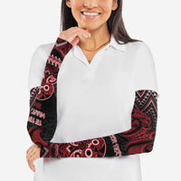 Personalised New Zealand Waitangi Day Arm Sleeves Te Tiriti O Waitangi 1840 DT05 - Polynesian Pride