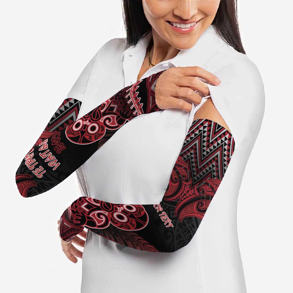 Personalised New Zealand Waitangi Day Arm Sleeves Te Tiriti O Waitangi 1840 DT05 - Polynesian Pride